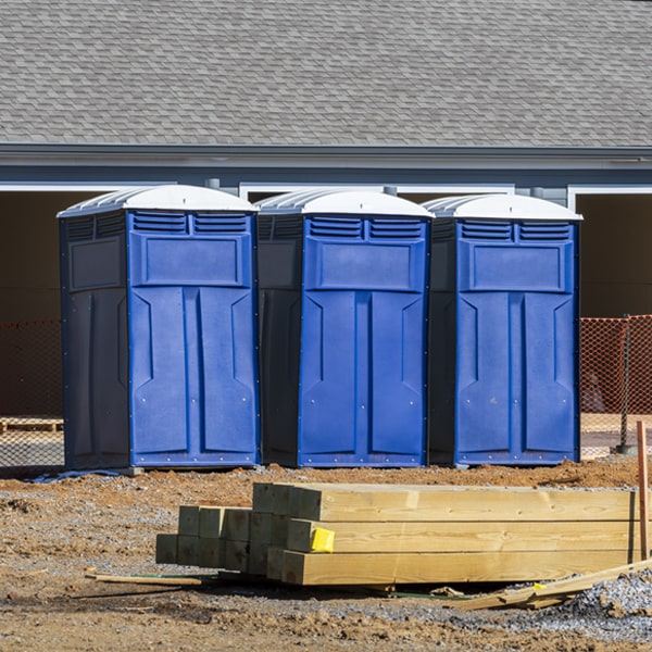 how can i report damages or issues with the porta potties during my rental period in Crook Colorado